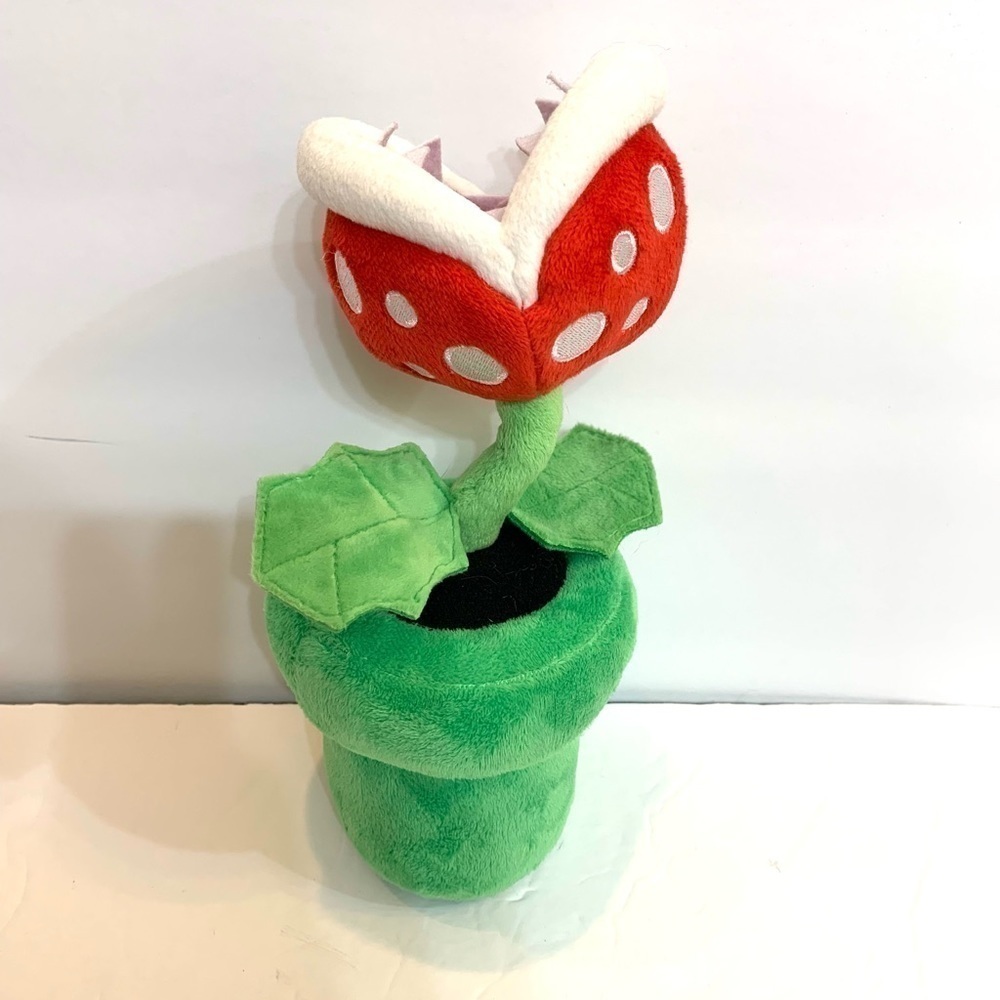 Sanei Super Mario All Star Collection Piranha Plant 9" Plush Nintendo R6